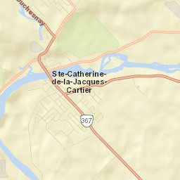 Sainte Catherine de la Jacques Cartier Street Map