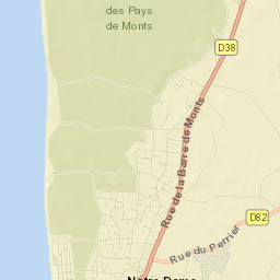 Notre-Dame-de-Monts Street Map