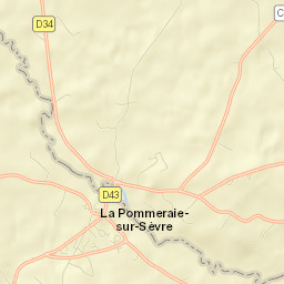 La Pommeraie-sur-Sèvre Street Map
