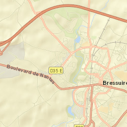 Bressuire Street Map
