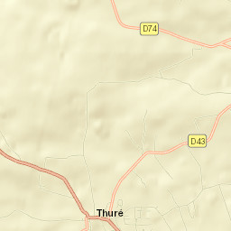 Thuré Street Map