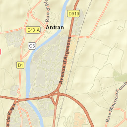 Antran Street Map