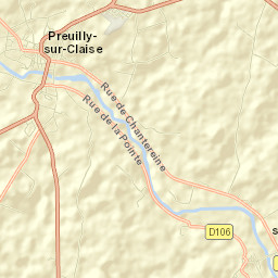 Preuilly-sur-Claise Street Map