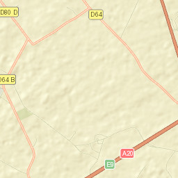 Département de l'Indre Street Map