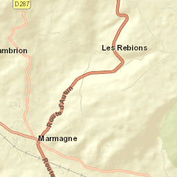 Marmagne Street Map