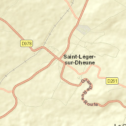 Saint-Léger-sur-Dheune Street Map