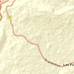 Les Fourgs Street Map