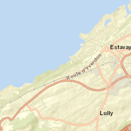 Estavayer-le-Lac Street Map