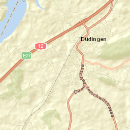 Düdingen Street Map