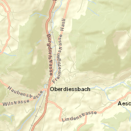 Oberdiessbach Street Map
