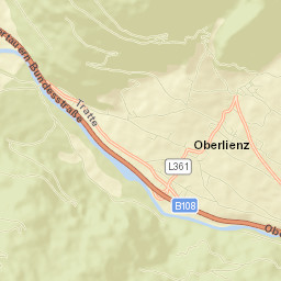 Oberlienz Street Map