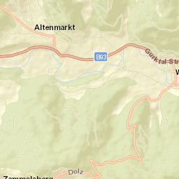 Weitensfeld im Gurktal Street Map