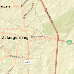 Zalaegerszeg Street Map