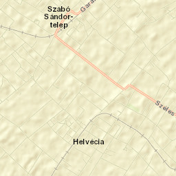 Helvécia Street Map