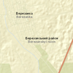 Berezanka Street Map