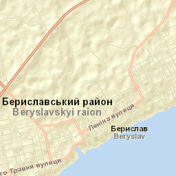 Beryslav Street Map