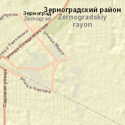 Zernograd Street Map