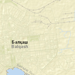 Balqash Street Map