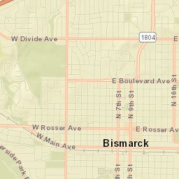100-108 N 5th St Bismarck ND 58501 Street Map