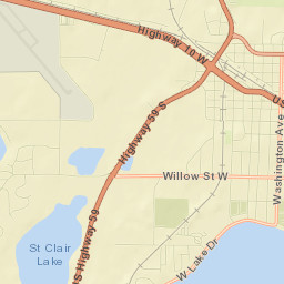200 West Lake Drive Detroit Lakes MN Street Map