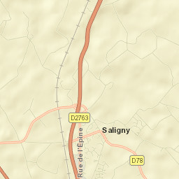 Saligny Street Map