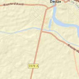 Decize Street Map