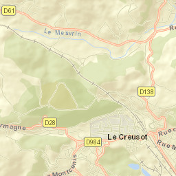 Le Creusot Street Map