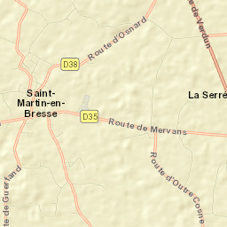 Saint-Martin-en-Bresse Street Map