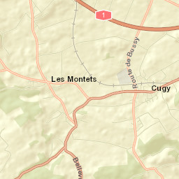 Cugy Street Map