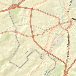 Payerne Street Map