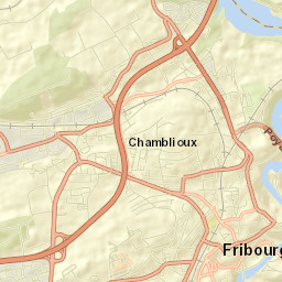 Fribourg Street Map