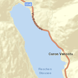 Curon Venosta Street Map