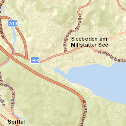 Seeboden Street Map