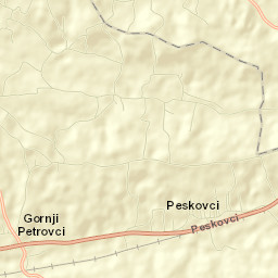Gornji Petrovci Street Map