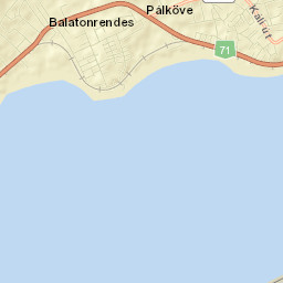 Révfülöp Street Map