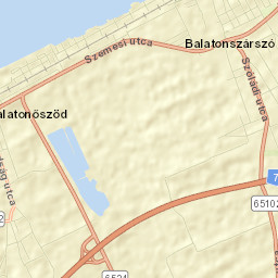 Balatonszárszó Street Map