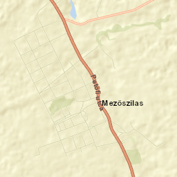 Mezőszilas Street Map