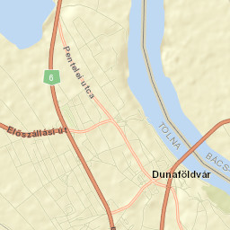 Dunaföldvár Street Map