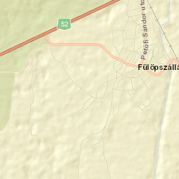 Fülöpszállás Street Map