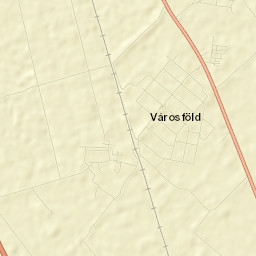 Városföld Street Map