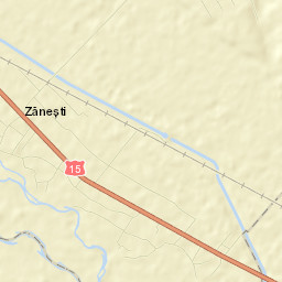 Comuna Zăneşti Street Map