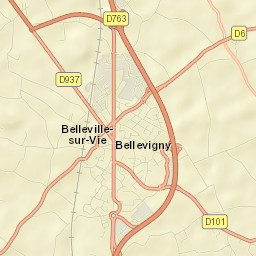Belleville-sur-Vie Street Map