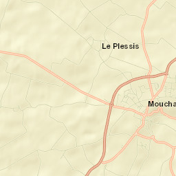 Mouchamps Street Map