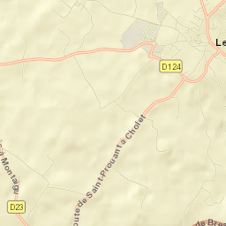 Le Boupère Street Map