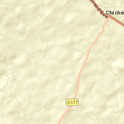 Chiché Street Map