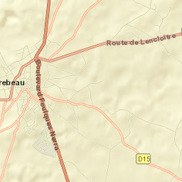 Mirebeau Street Map