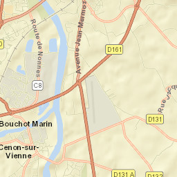 Cenon-sur-Vienne Street Map