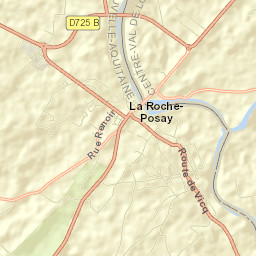 La Roche-Posay Street Map