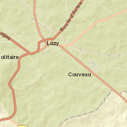 Luzy Street Map