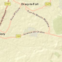 Dracy-le-Fort Street Map